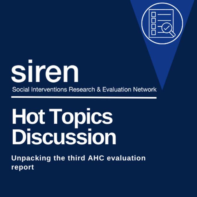 Unpacking the third AHC evaluation report