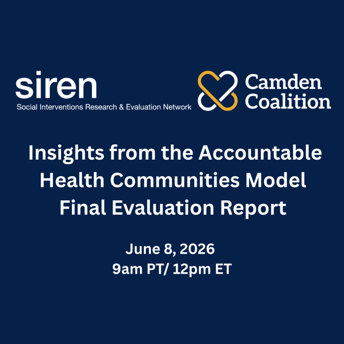 SIREN & Camden Coalition Logos for webinar 