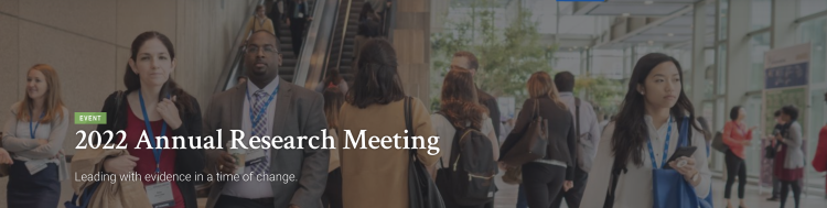 AcademyHealth 2022 Annual Research Meeting Banner